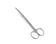 1PCS 14cm Stainless Steel Straight Forceps Craft Scissors(Silver)