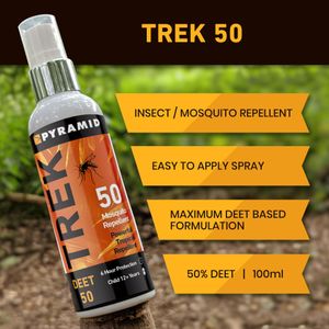 Pyramid Trek 50 DEET Insect Repellent Spray, 100ml