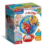 Clementoni 61366 First Interactive Digital Globe for Curious Kids: Educational Learning Toy with Sounds & Quizzes (36+ Months), Multicoloured