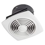 Broan-NuTone 505 Exhaust Fan, White Vertical Discharge Ceiling Ventilation Fan, 8.5 Sones, 200 CFM, 8"