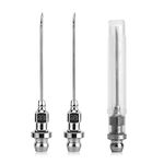 SAVITA 3pcs Grease Injector Needles, Mini Bearing Grease Needle Nozzle Portable and Detachable Grease Needle for Ball Joints Needle Air Nozzle Injecting Grease Tool