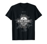 Classic Best Cat Dad Ever Cute Kitty Father T-Shirt