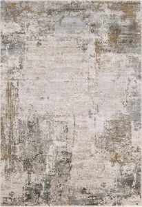 BoutiqueRugs Ivory Abstract 12x16 Large Area Rug Contemporary Olive Charcoal Taupe Medium Gray Kress Great Room Open Concept Master Bedroom Large Dining Room Stain Resistant Non-Shedding Pet Friendly