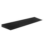Ruedamann 1-3/8" Rise Threshold Ramp for Doorways, 1500 Lbs Capacity, 35.4 Wide Door Ramps for Wheelchairs, Non-Slip Rubber Ramp for Door Threshold is Cuttable for Doorways, Curb, Step
