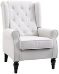 HOMCOM Retro Accent Chair, Wingback