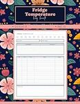 Fridge Temperature Log book: Record