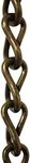 RCH Hardware CH-S51-16-AB Steel Basket Chain 15 Gauge, Antique Brass (1 Foot)