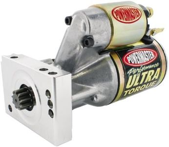 POWERMASTERStarter, Ultra Torque, 4.4:1 Gear Reduction, Natural, 153/168 Tooth, Straight Bolt, Chevy V8, Each