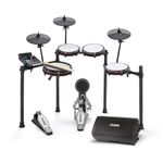 Alesis Nitro Max Kit and Strike Amp 8 MK2 - Electric Drum Kit with and 8-inch 2000W Drum Amp Speaker, with Bluetooth