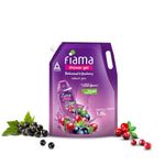 Fiama Body Wash Shower Gel Blackcurrant & Bearberry, 1.5L Bodywash Refill Value Pouch for Women & Men with Skin Conditioners for Radiant Glow, Skin Friendly pH, Suitable for All Skin Types