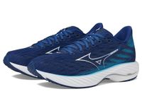 Mizuno Men's Wave Rider 28 Running Shoe, Estate Blue-White, 10