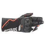 ALPINESTARS SP-365 DRYSTAR GLOVE(COLOR - BLACK RED FLUOROCENT WHITE) (SIZE - S) MOTORCYCLE RIDING WATERPROOF GLOVES