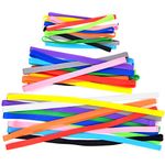 Coopay 36 Pieces Silicone Rubber Bands Colorful Elastic Rubber Wrapping Bands for Books, Art, Exercise, Crab Traps, Cooking, Wrapping, Heat, Cold, UV, Chemical Resistant (12 inch, 8 inch, 5.5 inch)