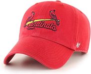 47 Visor, St Louis Cardinals Red Cooperstown, One Size