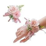 2PCS Rose Flower Wrist Corsage Bout