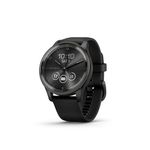 Garmin [Renewed vívomove Trend, 40mm Stylish Hybrid Smartwatch with Health and Fitness functions, Dynamic Watch Hands, Touchscreen Display and up to 5 days battery life, Black (Renewed)