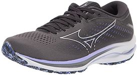 Mizuno Women's Wave Rider 25 Running Shoe, Blackened Pearl, 6 UK