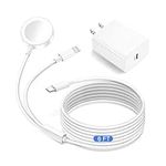 for Apple Watch Charger USB-C [MFi Certified], 2-in-1 iWatch & iPhone Magnetic Wireless Fast Charging Cable Cord 6FT + 20W USB C Block for iWatch Series Ultra/9/8/7/6/5/4/3/2/1/SE, iPhone 14/13/12/11