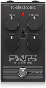 TC Electronic FANGS METAL DISTORTION Ultra-Thick, High Gain Distortion with Super Tight Response