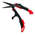 Rapala RCD Precision Line Scissors, Black/Red