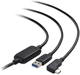 Cable Matters Active USB C Cable for Oculus Quest 2 Headset 5m (USB-A to USB-C Active Cable Compatible with The Oculus Link Cable Feature) in Black 5 Meters / 16.4 Feet