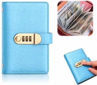 2027 Upgrade 100 Envelope Savings Challenge Book with Password Lock (Blue)