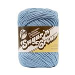 Lily Sugar 'N Cream The Original Solid Yarn - (4) Medium Gauge 100% Cotton - 2.5 oz - Light Blue - Machine Wash & Dry