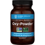 Global Healing Oxy-Powder Oxygen-Based Colon Cleanse and Detox - Poop Stool Softener For Bloating, Gas & Constipation Relief For Women & Men (60 Capsules) - Canadian Version