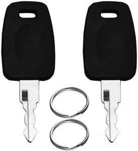 TSA 007 Key for Luggage Lock, TSA007 Master Luggage Lock Keys Compatible with Luggage Suitcase Password Locks Copper, Luggage Lock Repair, 2 Pack