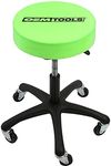 OEMTOOLS 24956 Heavy Duty Pneumatic Rolling Stool, Garage Stool with Wheels, Shop Stool on Wheels, Adjustable Height Stool, Rolling Work Seat, Mechanic Roller Seat