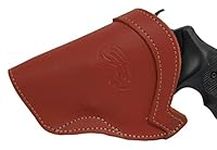 Barsony Holsters and Belts Left Hand Holster for Ruger LCR 38, 357, Burgundy, 2"