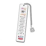 10th Birthday Bookmark Gifts for Gi