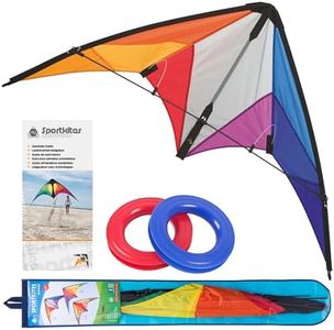 HQ Calypso 2 Stunt Kite (Rainbow)