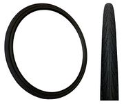 Baldy's 700 x 28c BLACK Racing Bike Slick Road Tyre