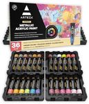 ARTEZA Metallic Acrylic Paint Set o