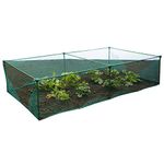 GardenSkill Fruit and Vegetable Garden Cage Kit with Bird Netting - Strawberry Salad Plant Protection (2.5m x 1.25m x 0.625m high)