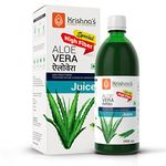 Krishna's Special Aloe Vera High Fiber Juice - 1 l (Pack of 1) | From Deserts of Rajasthan | Sugar free | Daily Drink | Rejuvenates Skin and Hair