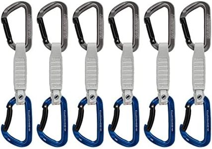 Mammut Workhorse Keylock 6-Pack Quickdraws - Grey/Blue 12cm
