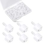 30pcs Syringe Adapter, Male Luer Lock 3/32 Inch Luer Lock Connector Kit to Syringe Coupler Adapter Luer Adapter