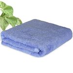 HEELIUM Bamboo Bath Towel | Lightweight & Quick Drying | Ultra Absorbent Towel | 140 x 70 cm - 400 GSM | Pack of 1 - Iris