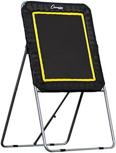 Champion Sports Deluxe Lacrosse Target: Ball Return Bounce Back Net Set for Professional, College and Grade School Training & Drills - 4' x 3' Rebound Area