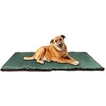 vitazoo Thermal Dog Blanket - 100 x 70 cm - Non Slip Fluffy Soft Pet Bed - Machine Washable Padded Mat for Dogs - Green