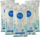 No Rinse Bathing Wipes, Microwaveable Hypoallergenic and Latex-Free (Pack of 5)