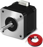 iMetrx Nema 17 Stepper Motor 42x40mm Ender 3 Extruder Motor 1.5A-3.8V 2 phase 4 wires 1.8 degrees with 1Meter cable for 3D Printer Motors