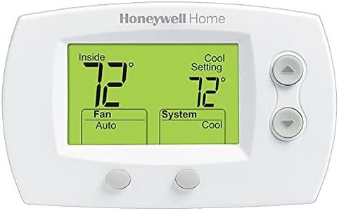 Honeywell TH5220D1029/U 5000 Non-Programmable Heating and Cooling Digital Thermostat, Premier White