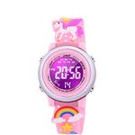 VAPCUFF 3D Cartoon Waterproof Watches for Girls with Alarm - Best Toys Gifts for Girls Age 3-10