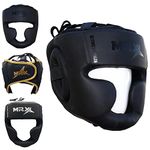 Boxing Headgear MMA Muay Thai, Head Gear for Kickboxing Sparring Grappling Martial Arts Taekwondo Training