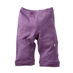 Babysoy Baby Girls' Soft Cozy Pant - Eggplant - 3-6 Months