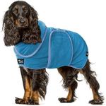 Tuff Pupper Bathrobe, Medium, Blue 