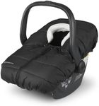 UPPAbaby CozyGanoosh for Aria and Mesa Infant Car Seat Carriers/Easily Attaches to Aria, Mesa, Mesa V2, Mesa Max/Ultra-Plush, Weather-Proof/Charcoal